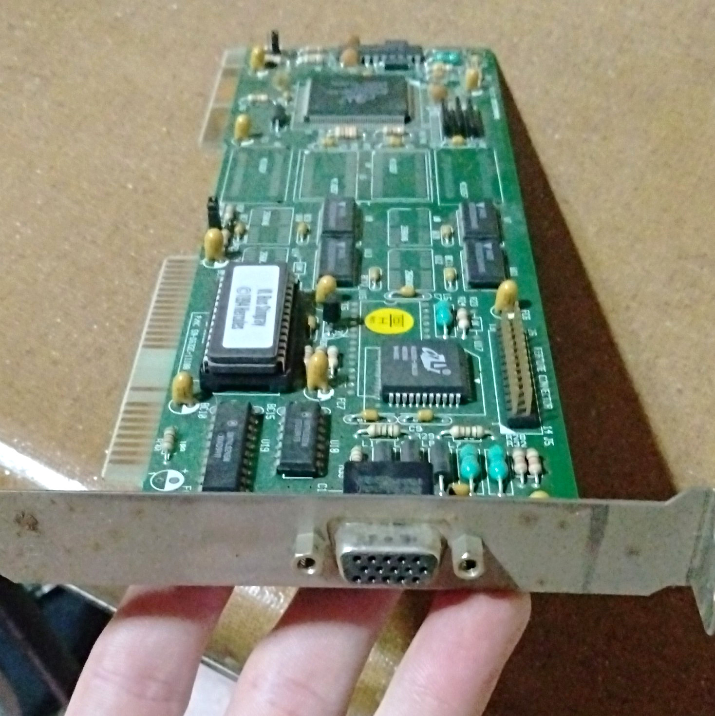 ATI Mach32 ISA VGA Graphics Card Multiple Monitor Support No Power Cable Req