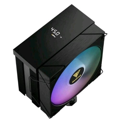 Gamdias Boreas M2-51D ARGB CPU Air Cooler with Digital Display, 5 Copper Heat Pi