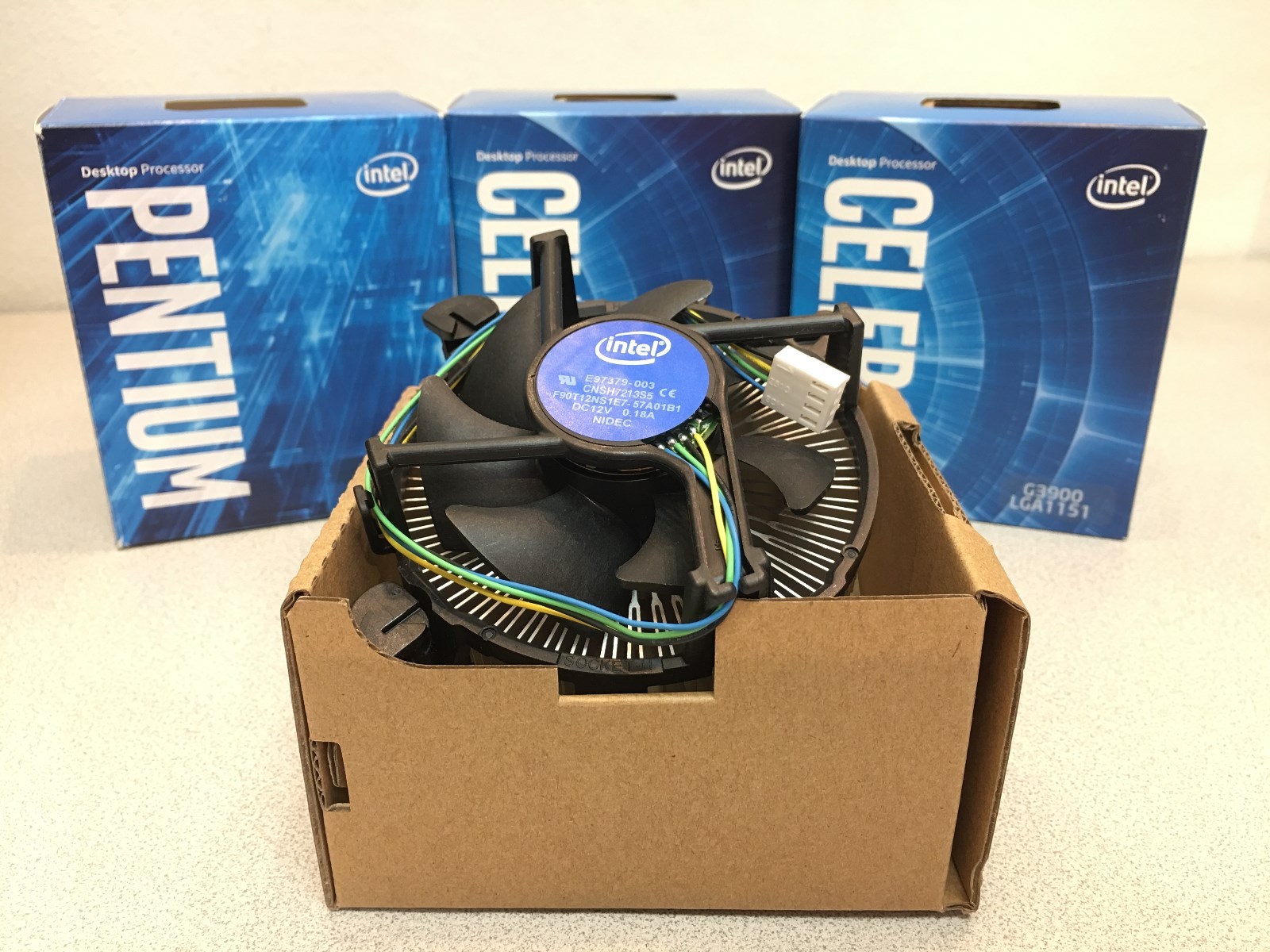Intel Heatsink & Cooling Fan for LGA 1151, 1150, 1155, and 1156 0.18A