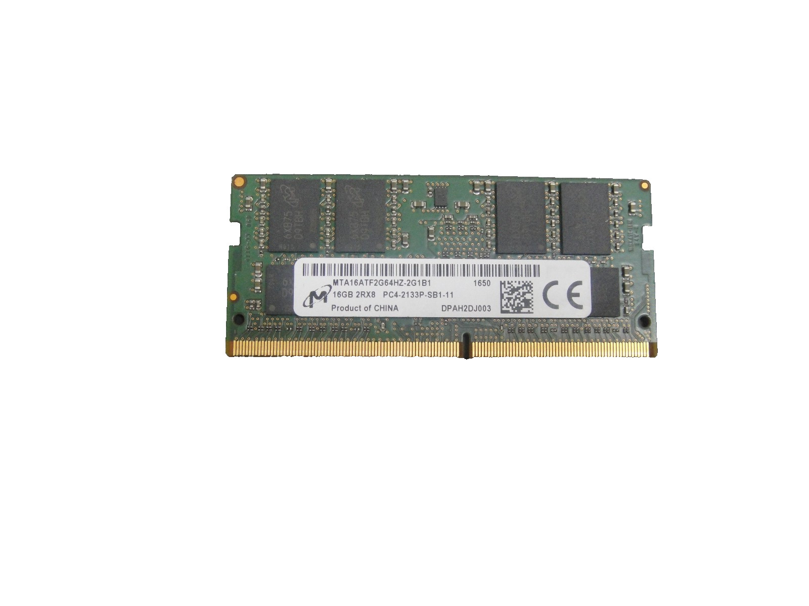 MIcron 16GB (1x16GB) DDR4 2133P SODIMM RAM MTA16ATF2G64HZ-2G1B1