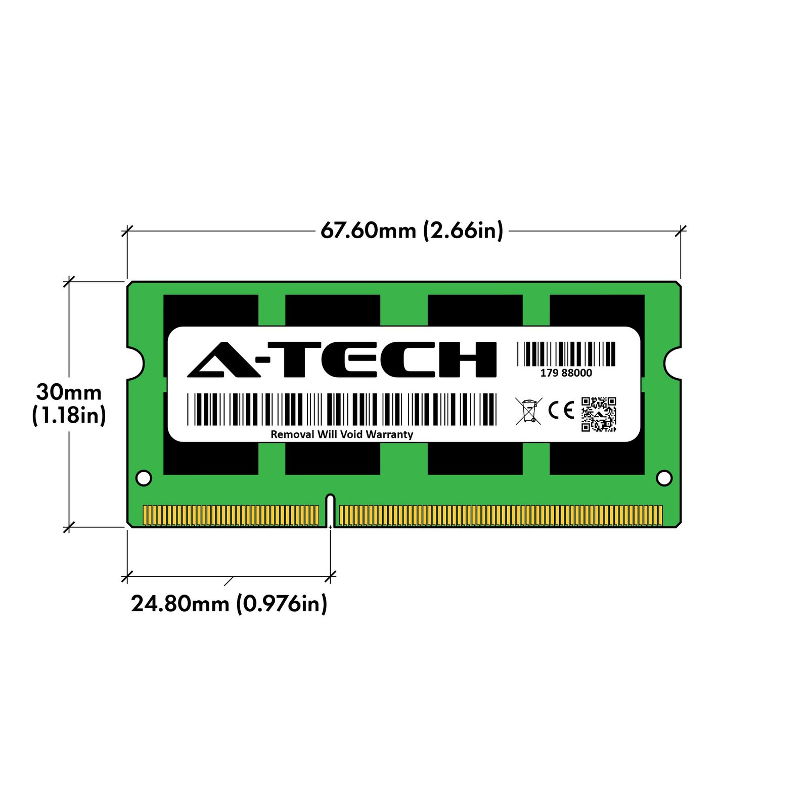 16GB (2x8GB) DDR3 1600MHz SODIMM PC3-12800 2Rx8 1.5V CL11 Non-ECC Unbuffered …