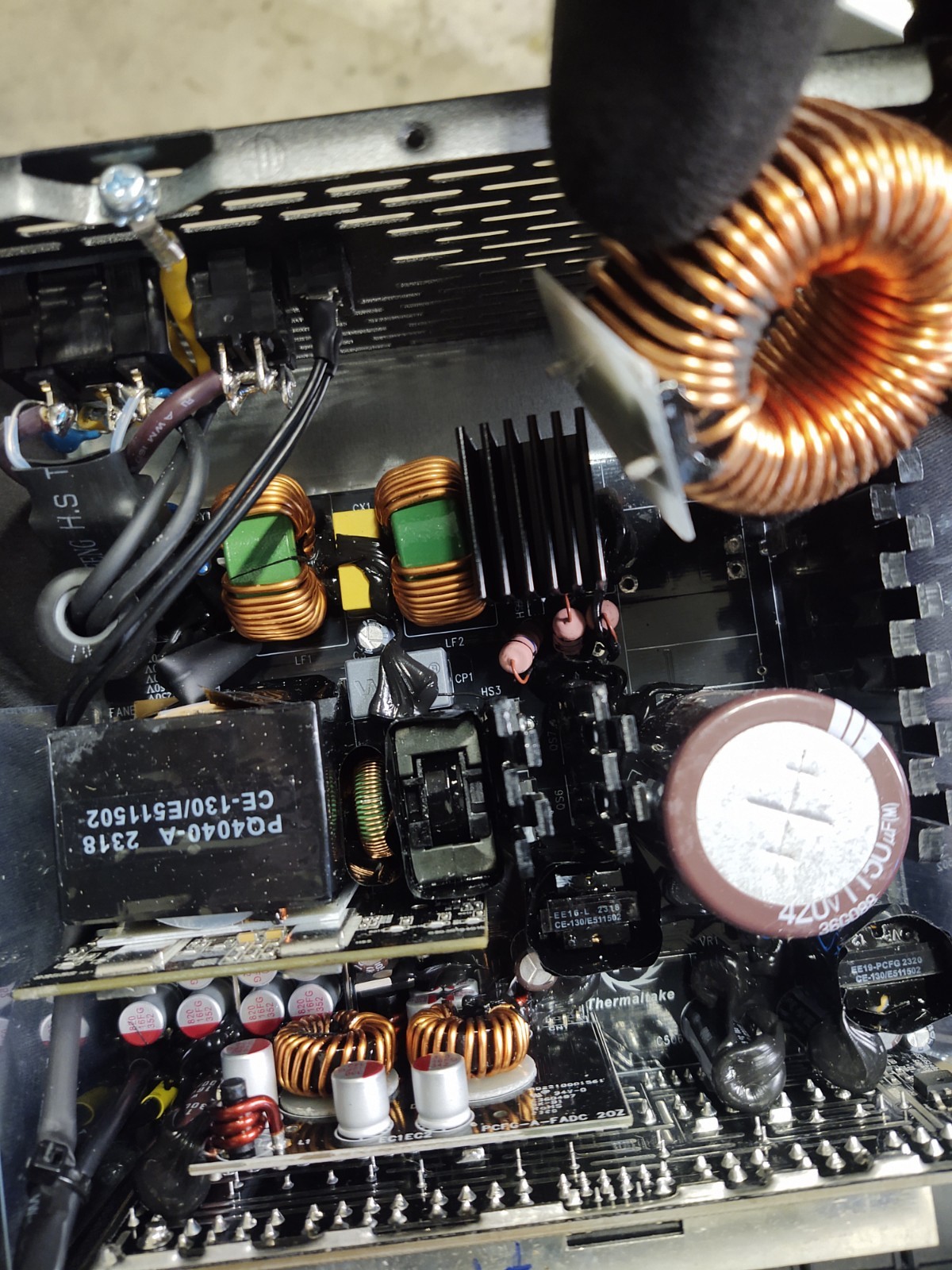 Thermaltake Toughpower GF3 1200W 80+ Gold Fully Modular PSU For Parts Repair