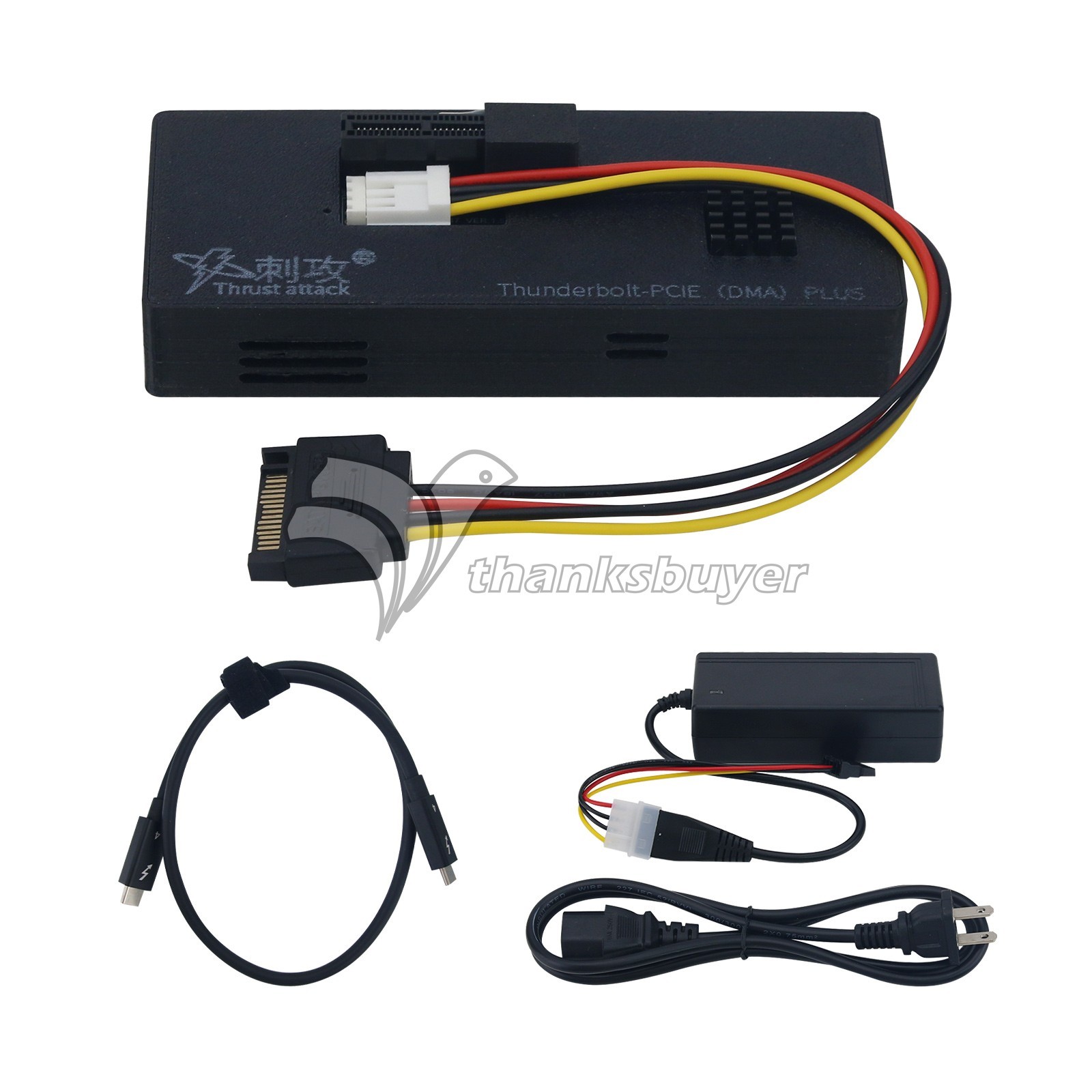 Laptop PCIE Expansion Dock 40Gbps Thunderbolt3/4 to PCIE Expansion Support DMA