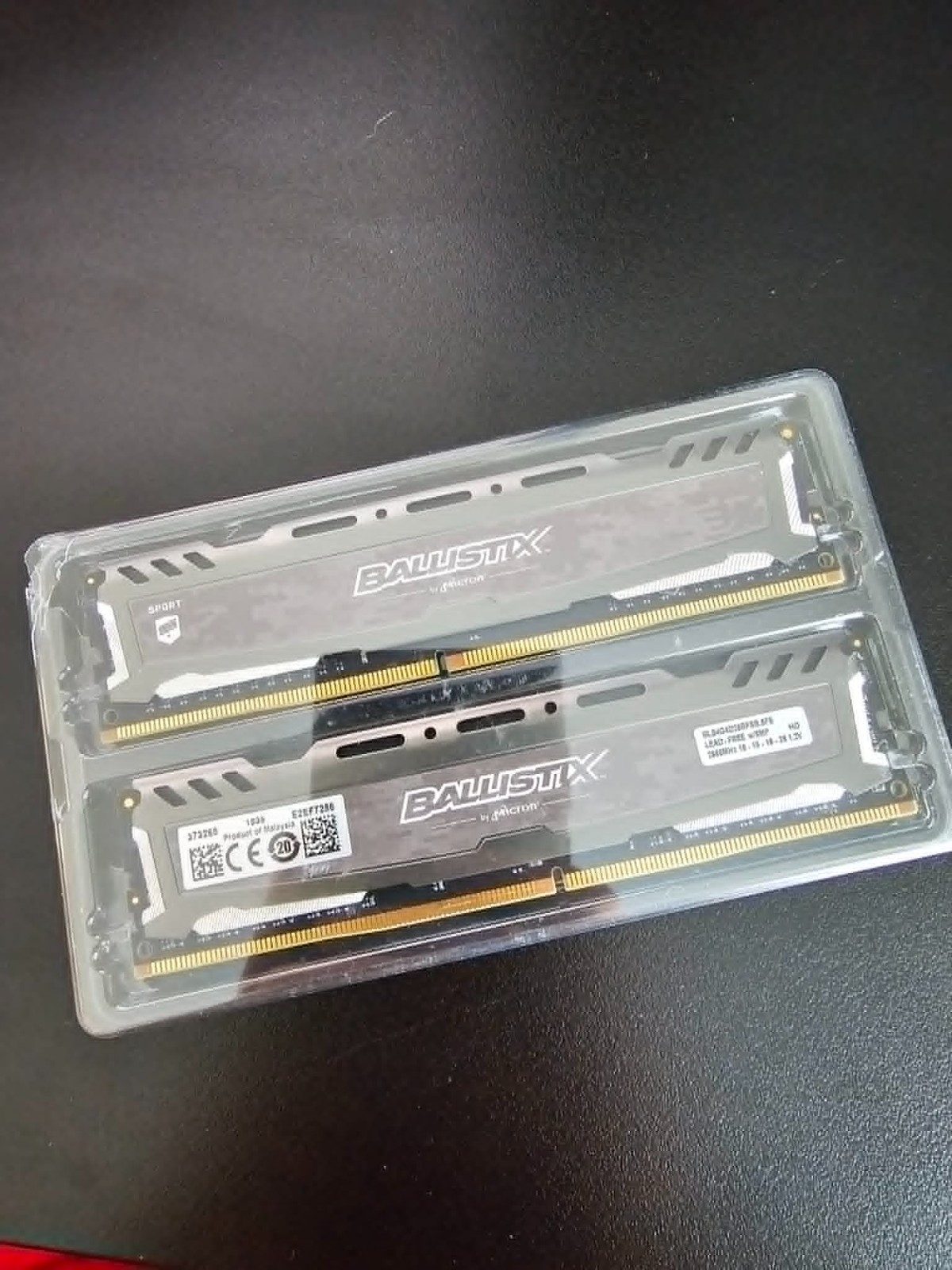 Micron Ballistix Sport 8GB DDR4 RAM 2666MHz BLS4G4D26BFSB.8FE (UNTESTED)