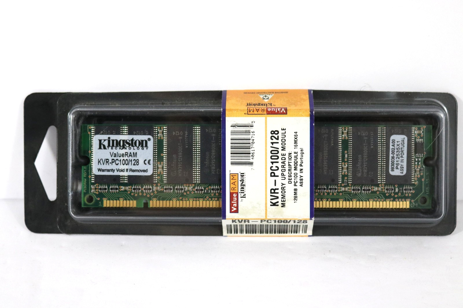 *NEW* Kingston ValueRAM 128MB PC100 SDRAM DIMM KVR-PC100/128 Desktop Memory