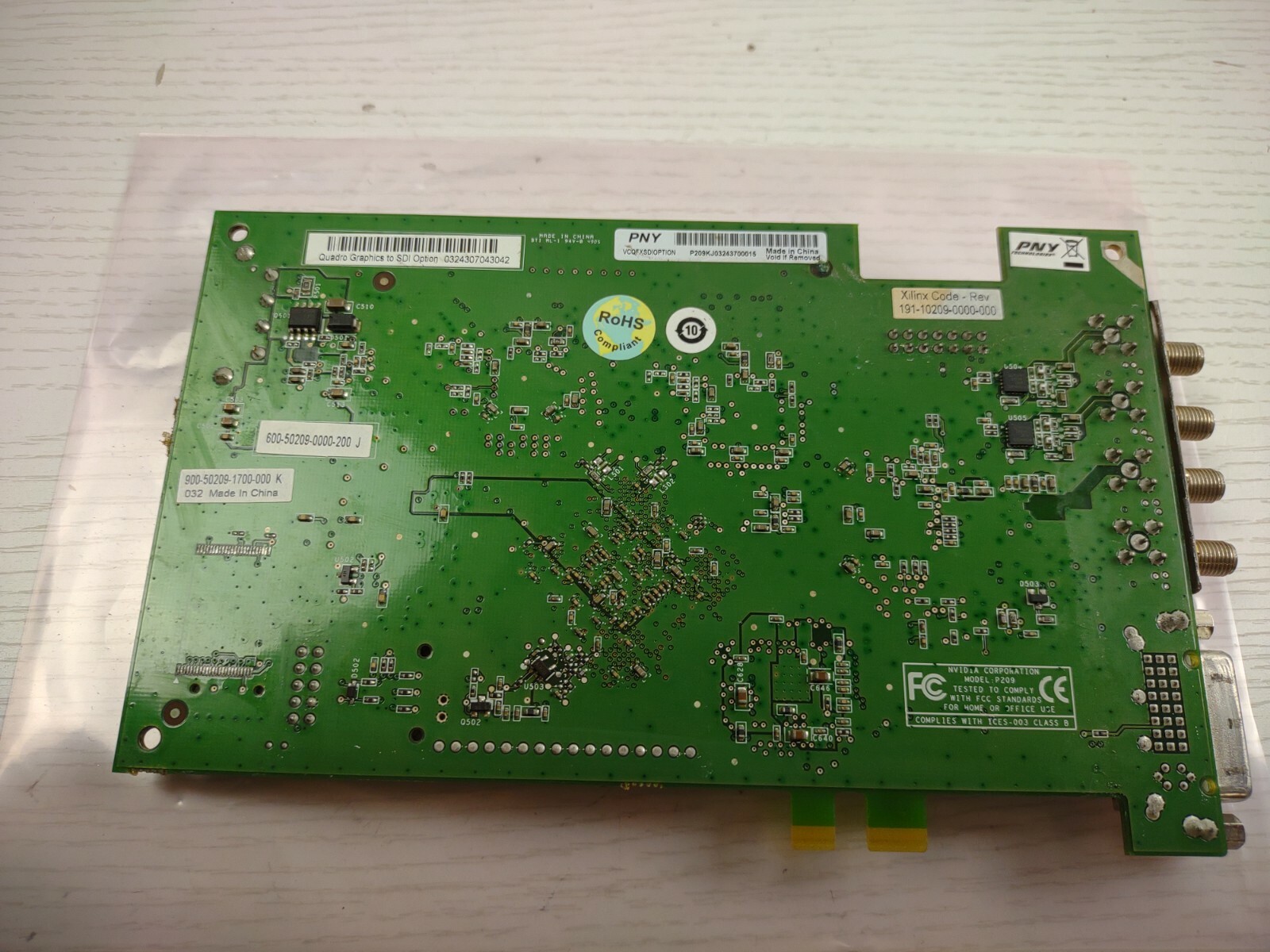 PNY Nvidia Quadro SDI Graphics Option Card VCQFXSDIOPTION