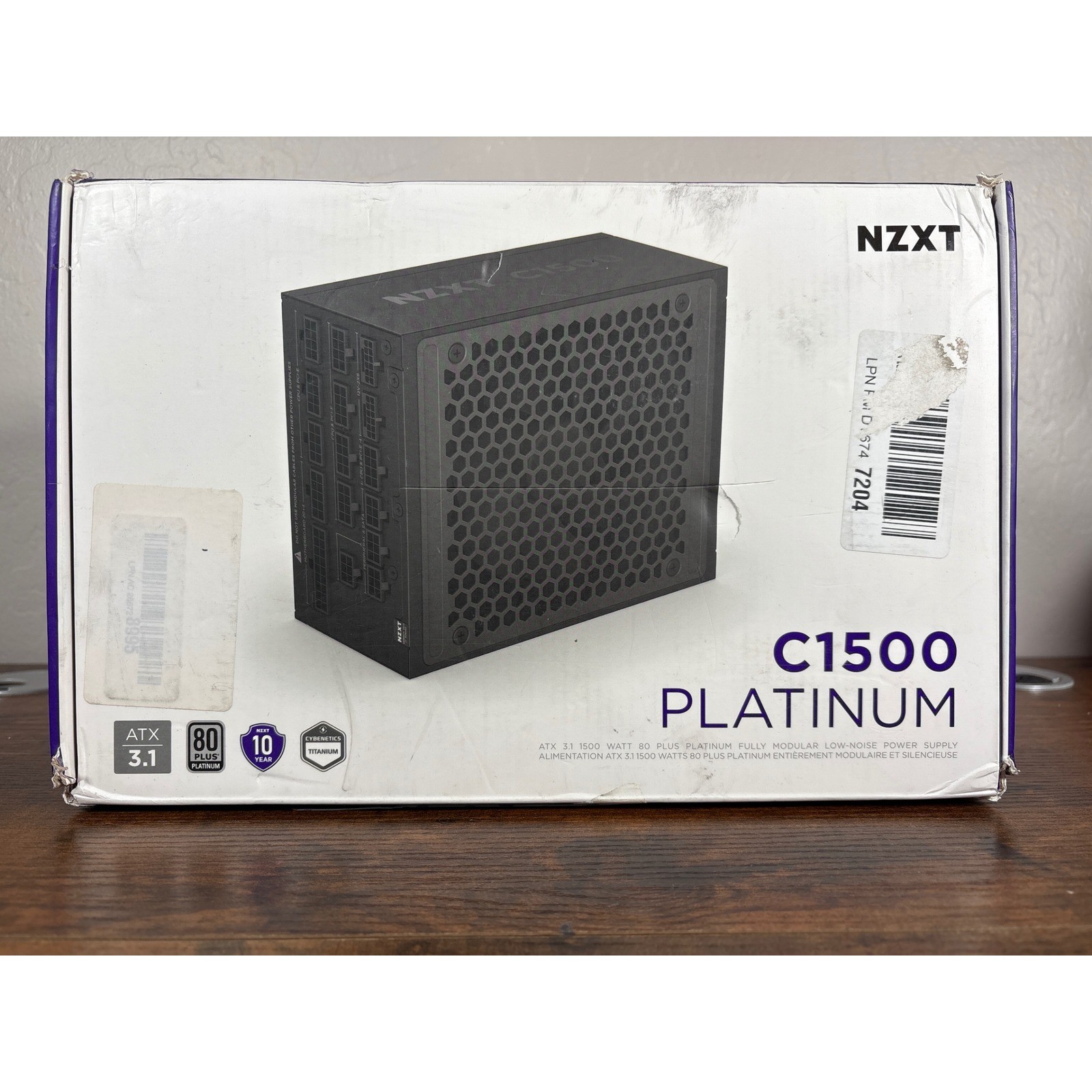NZXT C1500 Platinum 1500W ATX 3.1 PCIe 5.1 Fully Modular Power Supply Open Box