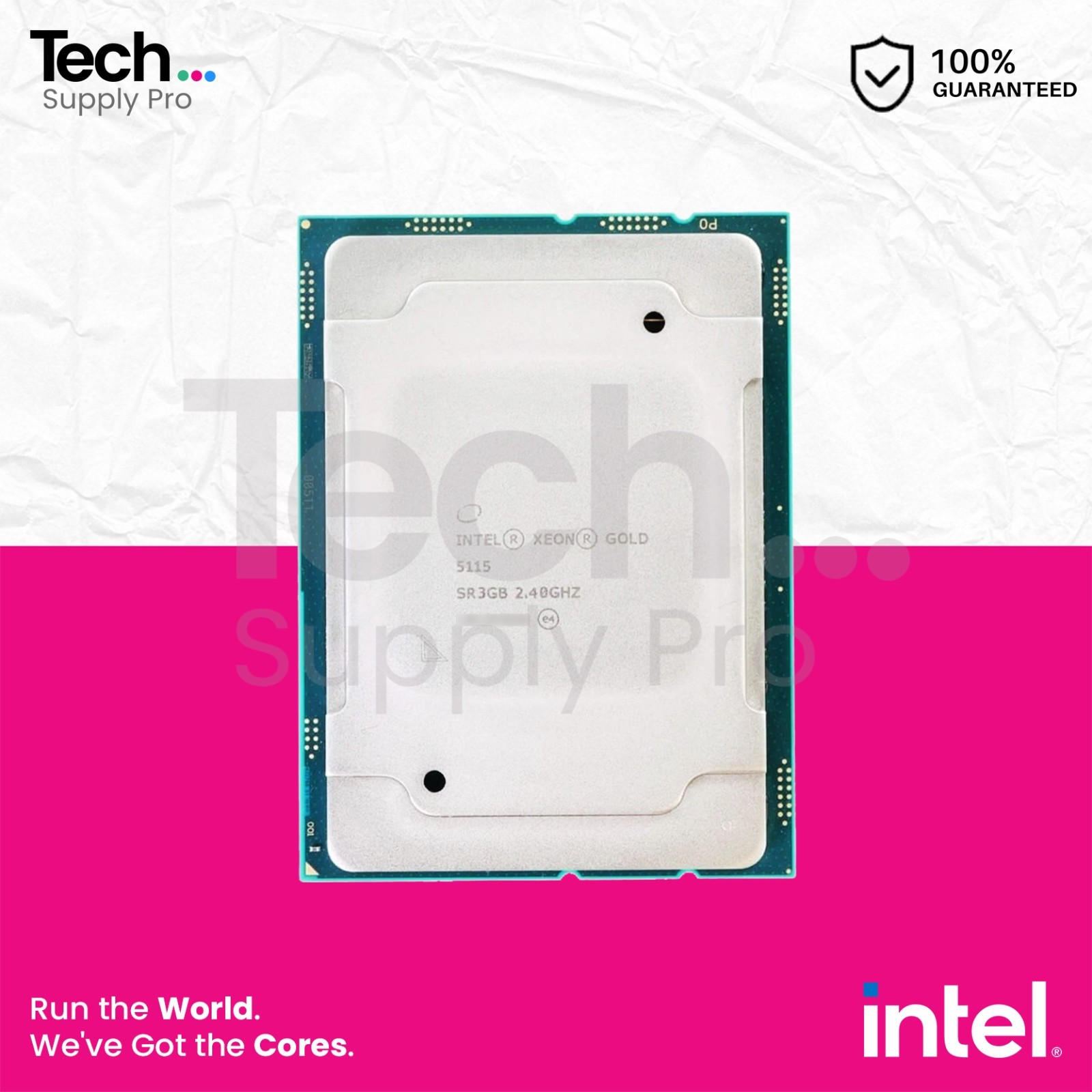 SR3GB Intel Xeon Gold 5115 10-Core 2.40 GHz 13.75MB 85W FCLGA3647 Processor