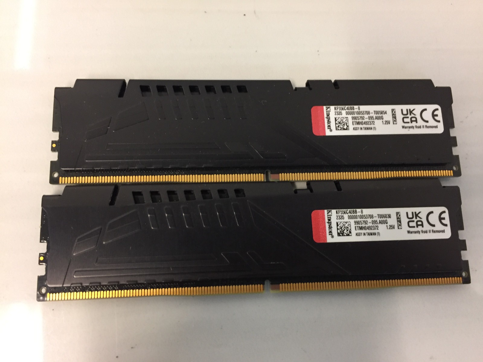 Kingston FURY Beast 16GB Kit 2 x 8GB DDR5 5600MHz Desktop Memory KF556C40BB-8