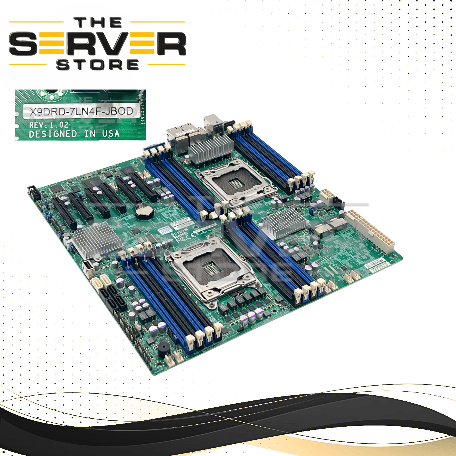 Supermicro Dual (R) LGA2011 E5-2600 v1/v2 DDR3 EATX Motherboard X9DRD-7LN4F-JBOD