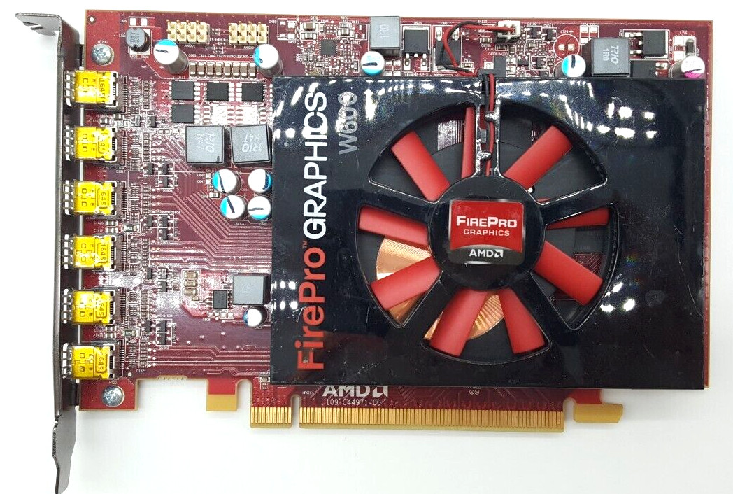 AMD FirePro W600 PCIe x16 3.0 128-Bit Graphics Card | 2GB GDDR5 1000MHz