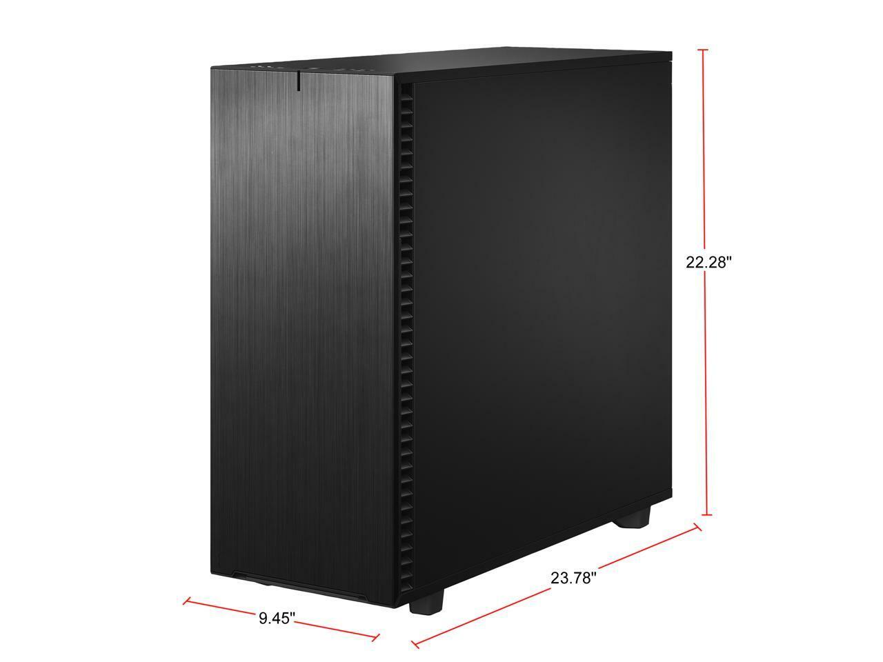 Fractal Design Define 7 XL Black Brushed Aluminum / Steel E-ATX Silent Modular F