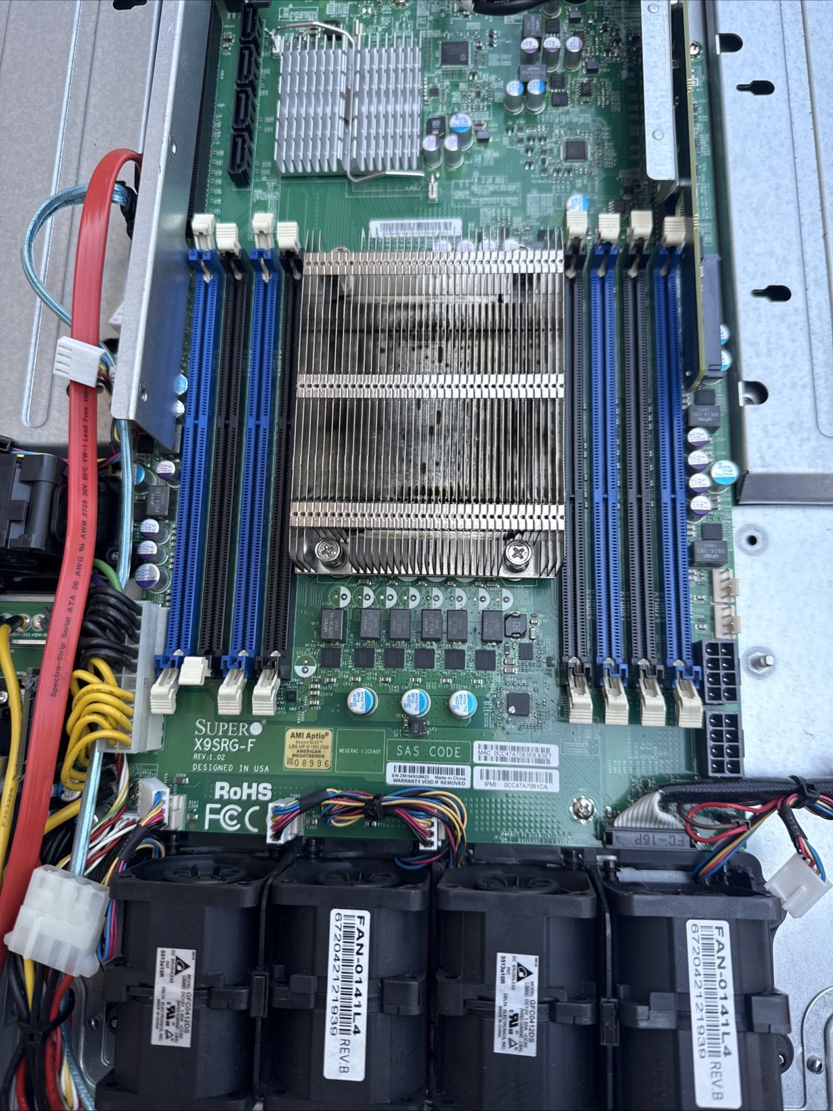 Supermicro X9SRG-F SINGLE SOCKET R LGA 2011 Motherboard w/ Intel Xeon E5-1650V2