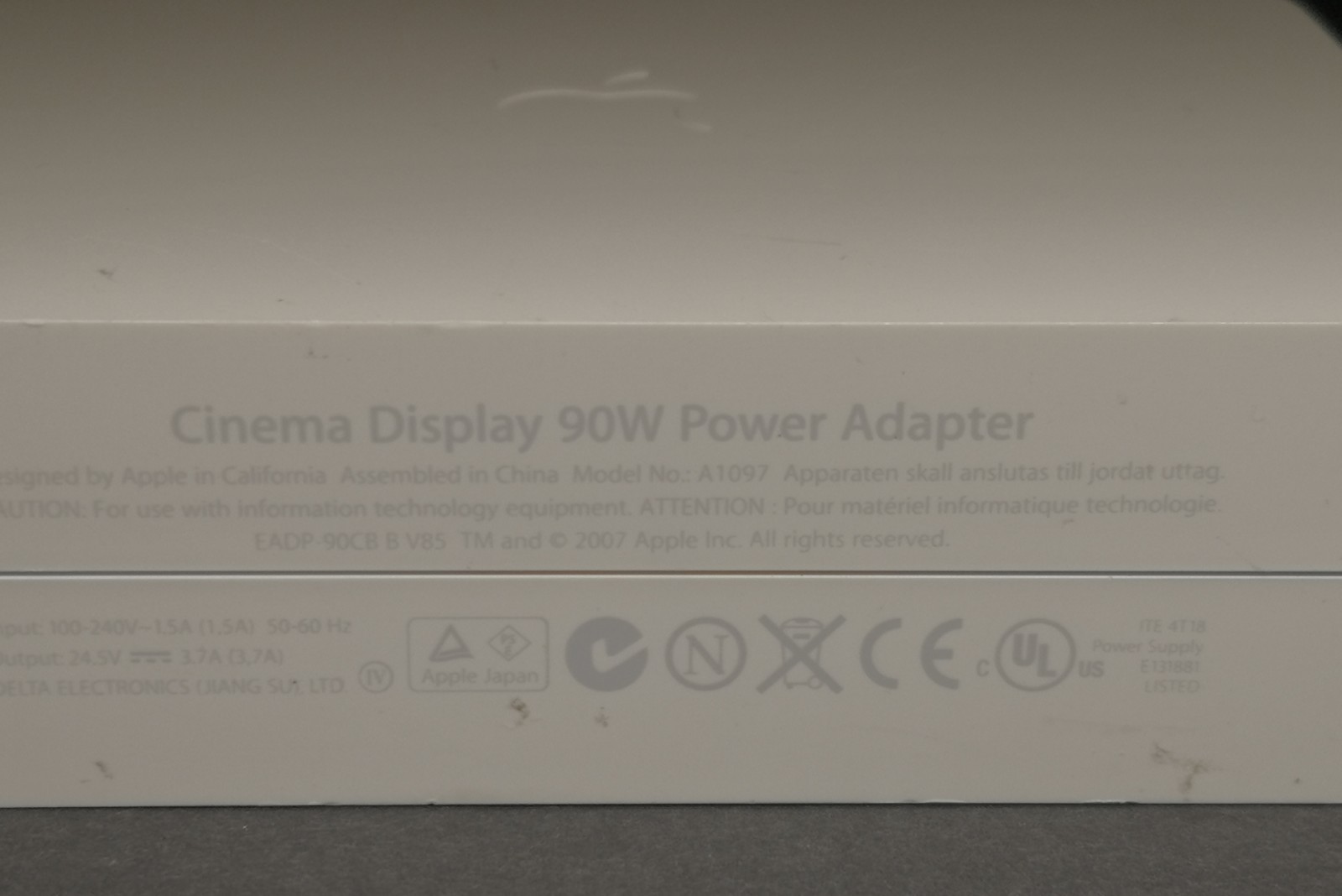 Genuine Apple A1097 Power Adapter for Apple Cinema Displays