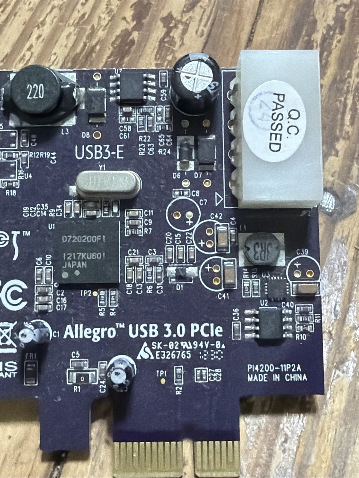 Sonnet Allegro USB 3.0 2-Port PCI – Express PCIe Adapter Controller Card USB3 E