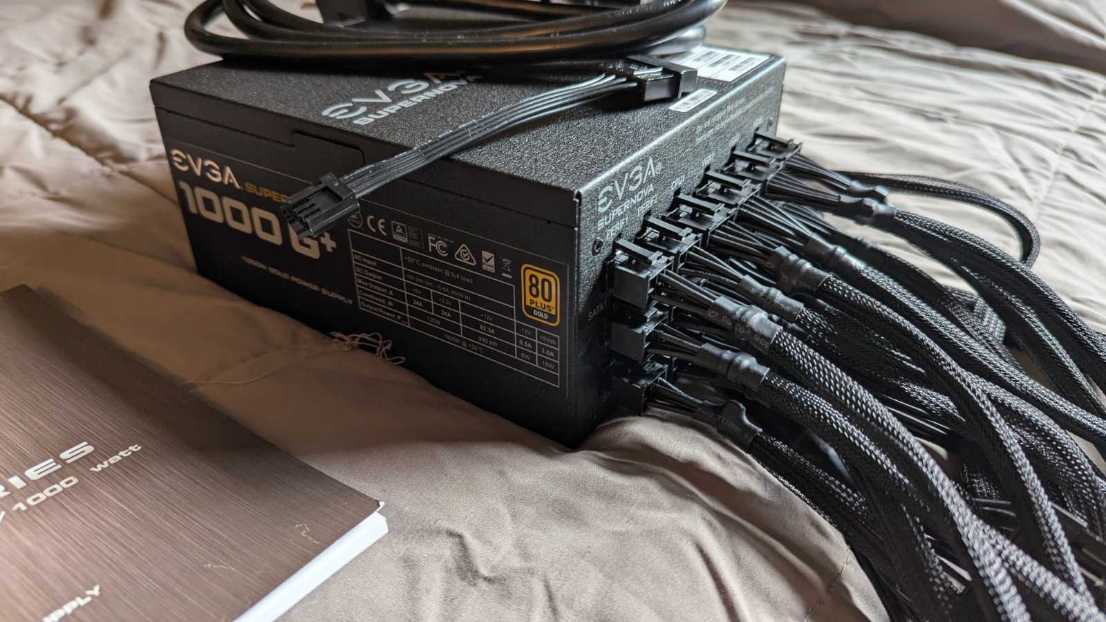 EVGA SuperNOVA 1000 G+ ATX Modular 1000W Power Supply 24 Pin PCIe SATA