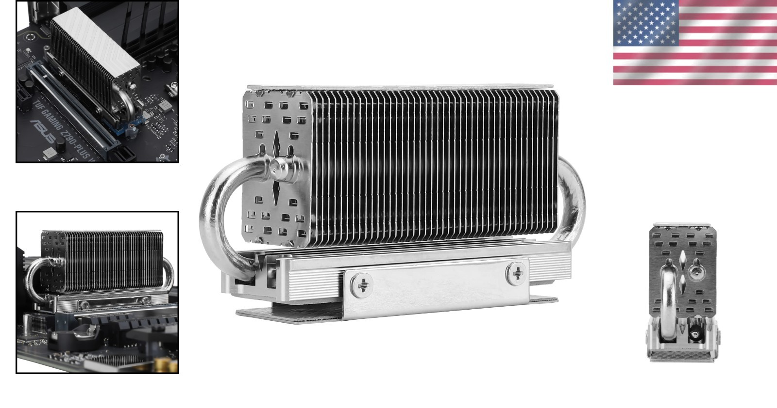 Double-Sided 2280 SSD Cooler with Enhanced Heat Dissipation Technology