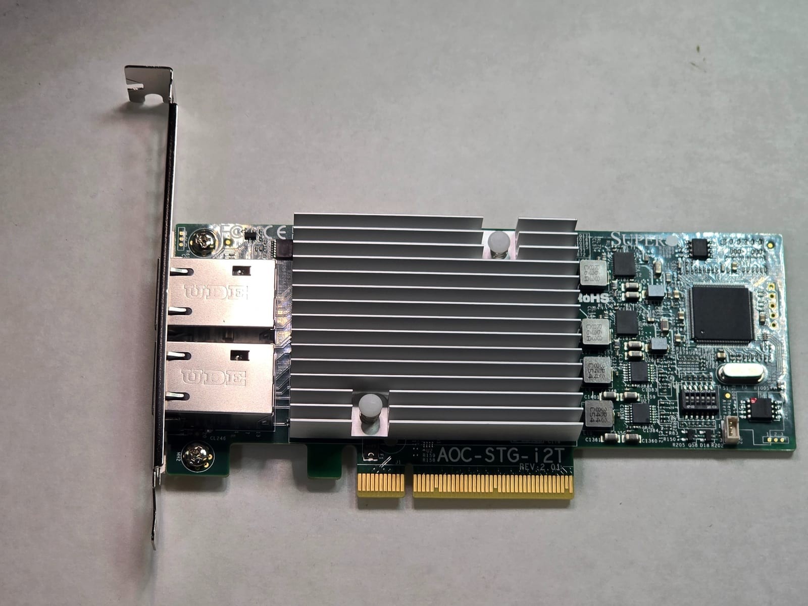 Supermicro aoc-stg-i2t 2 Portsx 10 GbE RJ45 PCIe 2.1 x8 Network Adapter AOCSTGI2
