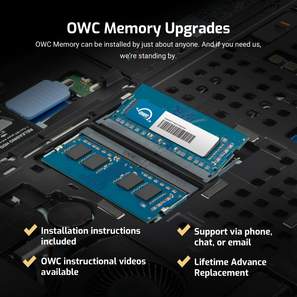 OWC 8GB DDR4 2666MHz 1Rx8 ECC Unbuffered SODIMM 260pin Memory RAM