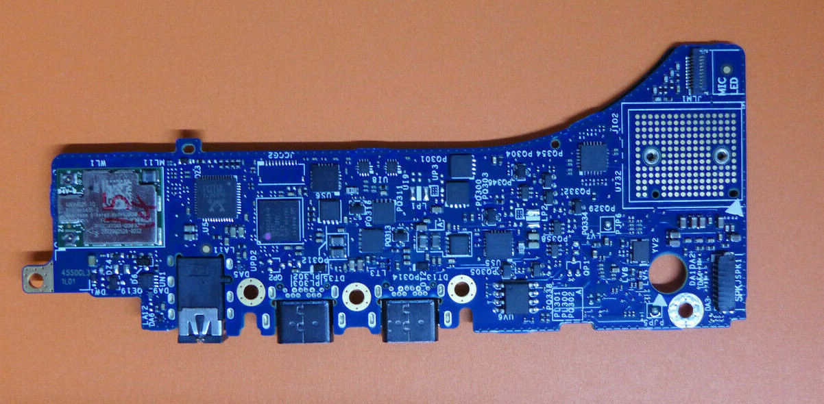 Dell XPS 15 9575 Precision 5530 2-in-1 USB Audio Ports IO Daughter Board YH2H0