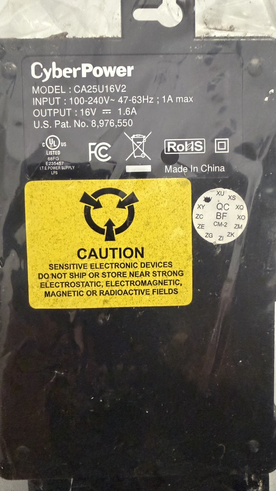 Precision Power PP25PB-16V-8 Power Supply 100V -240V 50/60 Hz