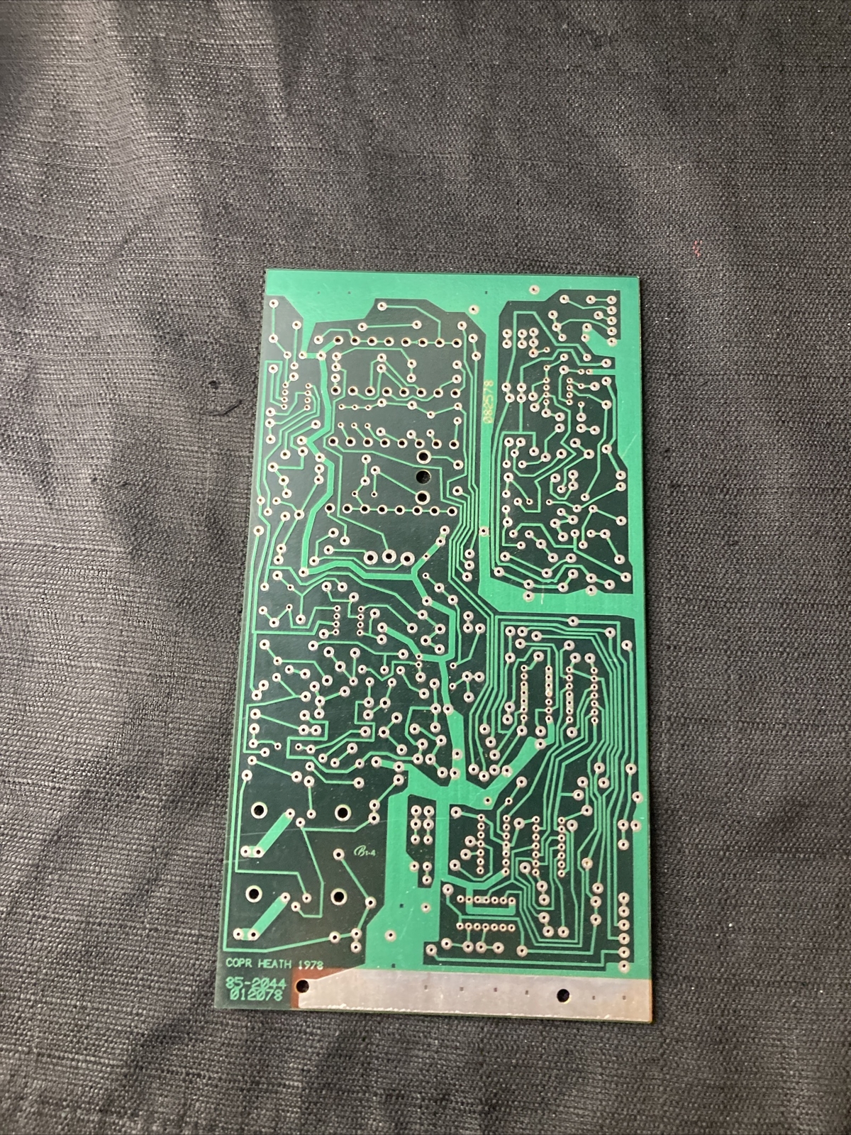 VINTAGE (1978 Copyright) Heath Company 85-2044 Industrial Circuit Board 5×9.25