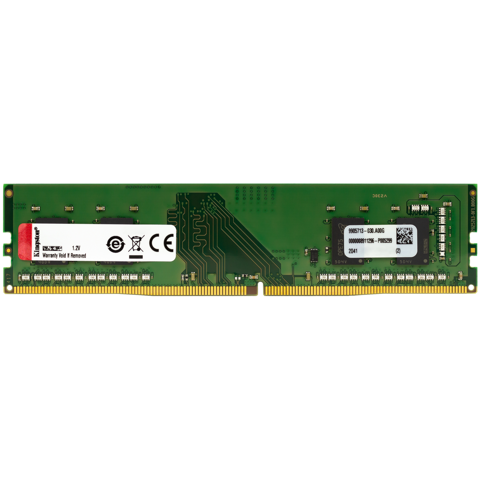 Kingston 8GB DDR4 3200 MHz PC4-25600 DIMM 288-Pin 1Rx16 Desktop Memory RAM 1x 8G