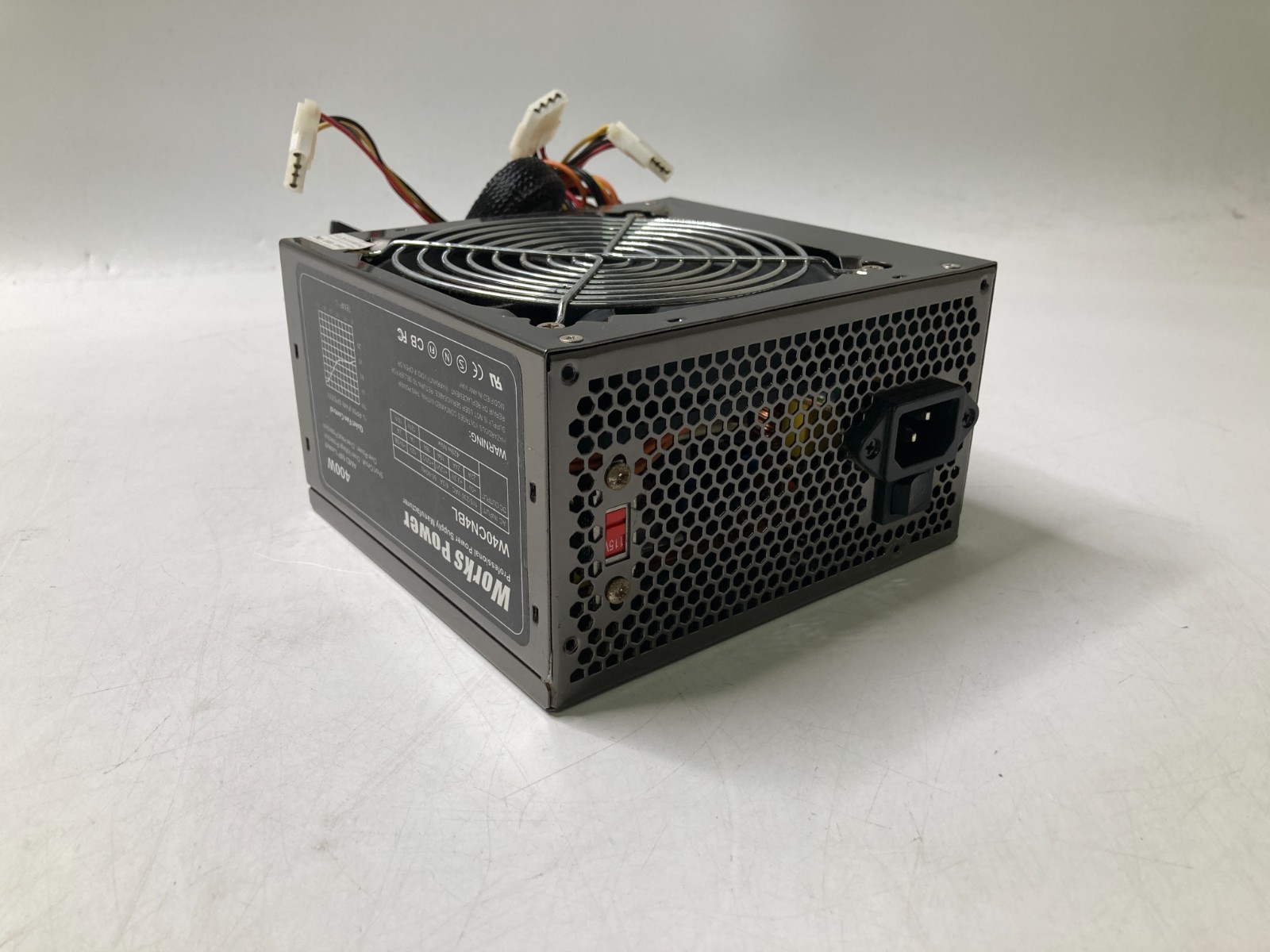 Works Power 400W Power Supply W40CN4BL AMD MP Listed