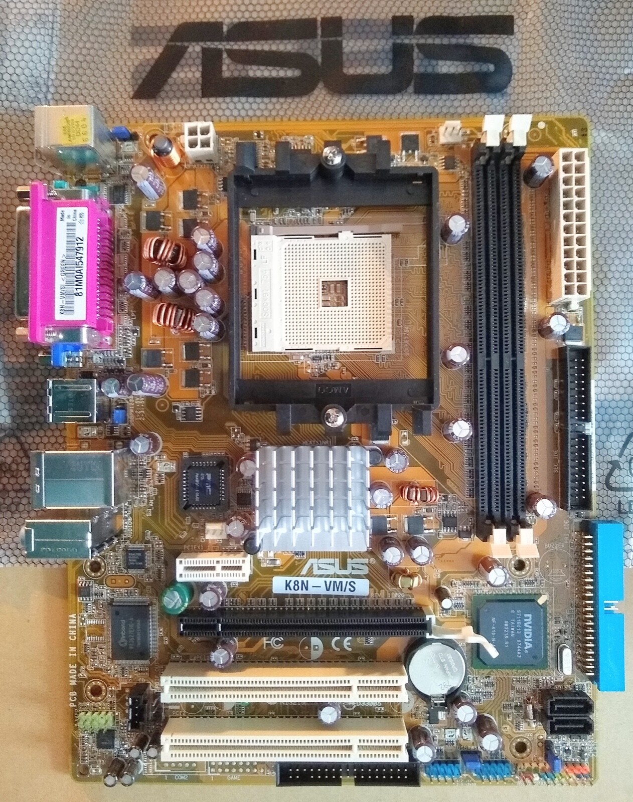 MEGATOUCH ION Aurora EVO Motherboard Asus K8N-VM/S Board Merit NOS New Unused!!