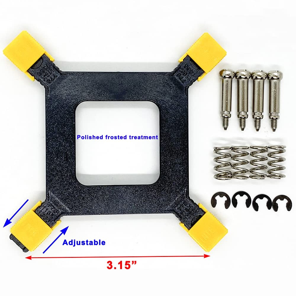 Adjustable Motherboard Backplate CPU Heatsink Mounting Bracket Kit Compatible