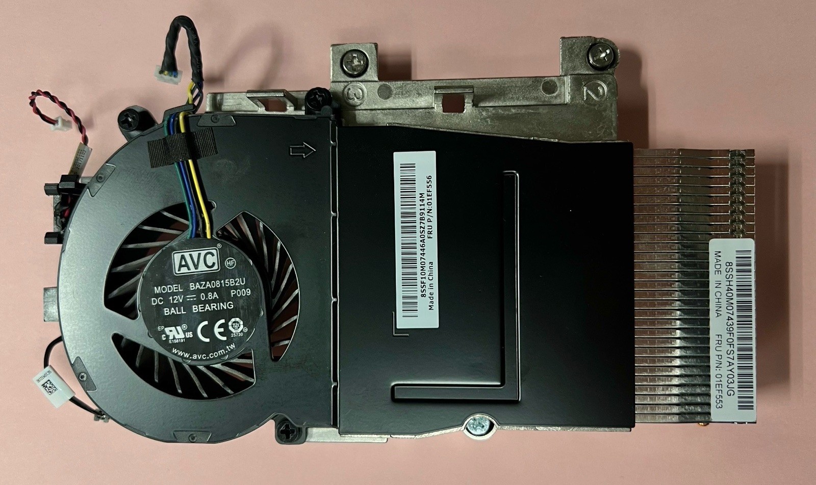 01EF556 Lenovo Tiny4 ThinkCentre M710Q M910Q M910X P320 Fan Heatsink speaker