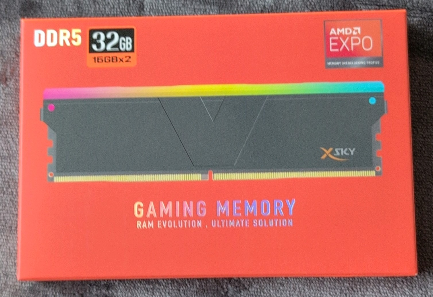 V-Color Manta XSky DDR5 SDRAM 32GB (2x16GB) DIMM AMD EXPO Gaming Memory