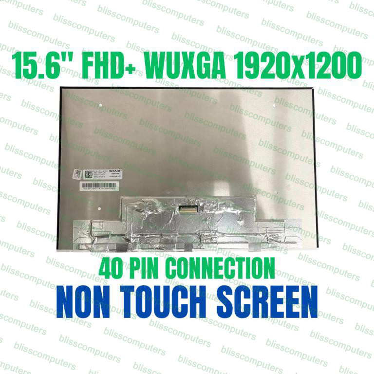 15.6″ FHD laptop LCD Screen Dell XPS 9500 2020 1920×1200 40 Pin Non Touch 16:10