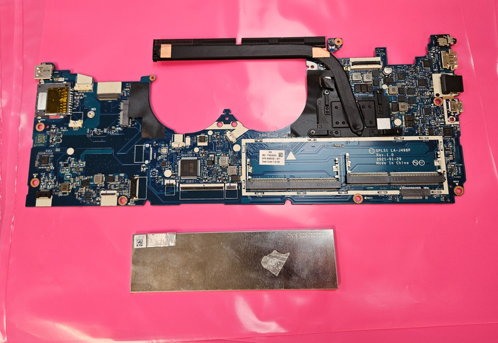 HP Envy 15-EE AMD Ryzen 5 5500U 2.10GHz 8GB Motherboard LA-J498P M36930-601