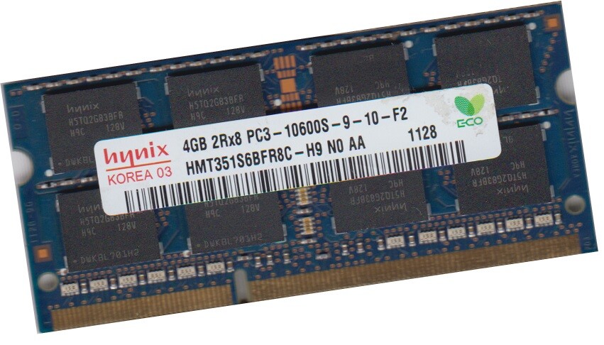 Hynix RAM 1 x 4GB 204 pin DDR3 1333Mhz Laptop Memory PC-10600s 204pin Ram