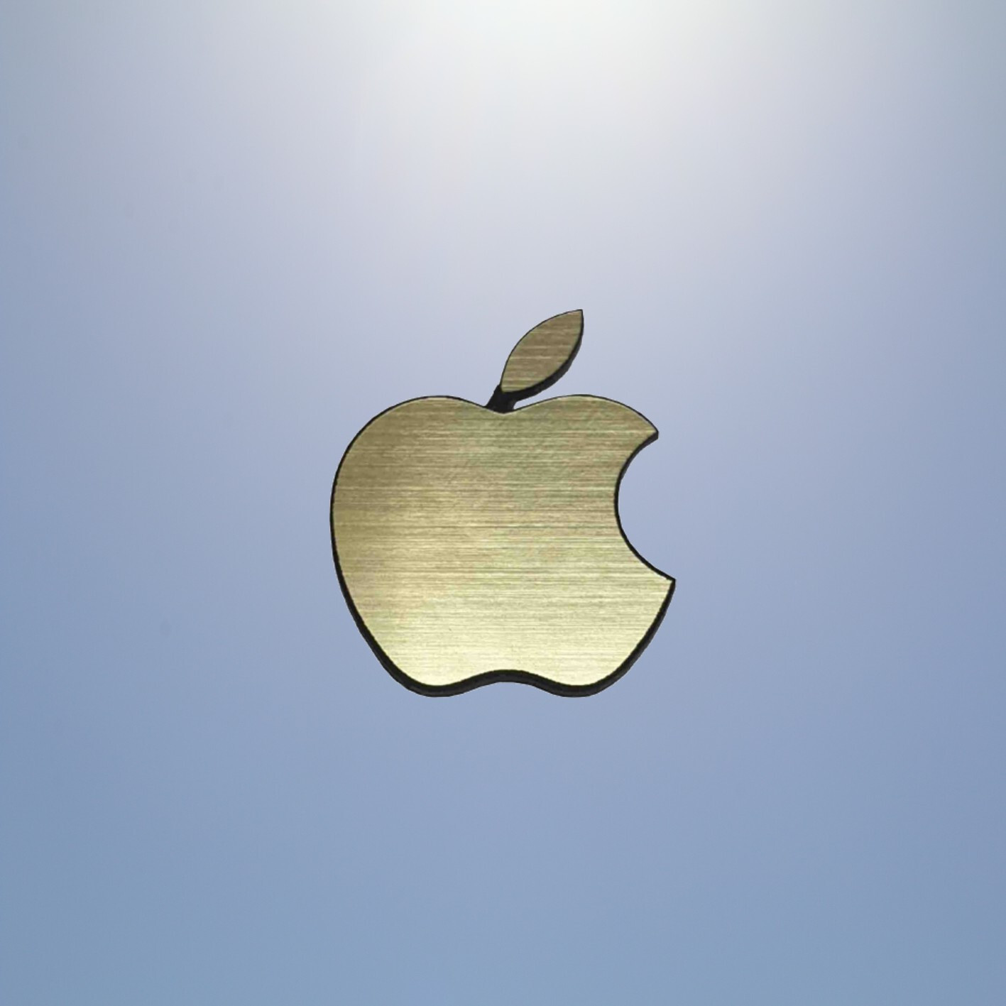 APPLE emblem badge replacament logo decal sticker plate aufkleber iphone ipad