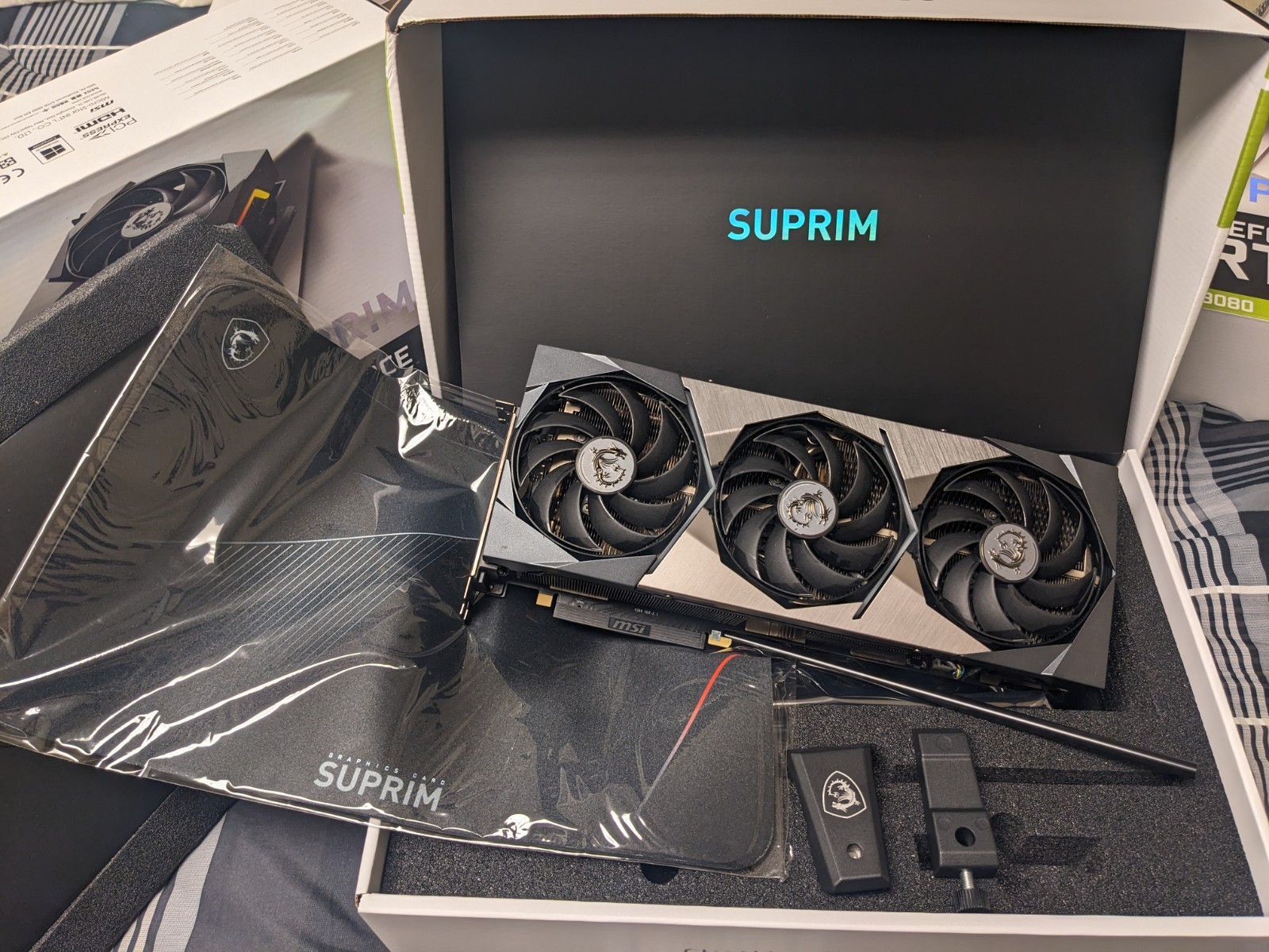 MSI GeForce RTX 3080 SUPRIM X 10GB GDRR6X Graphics Card (RTX 3080 SUPRIM X 10G)