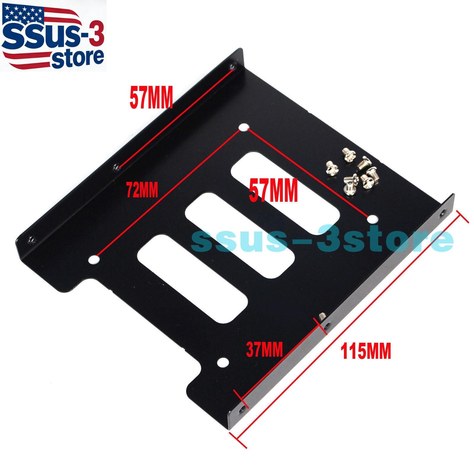 2.5″ to 3.5″ Bay SSD Metal Hard Drive HDD Mounting Bracket Adapter Tray