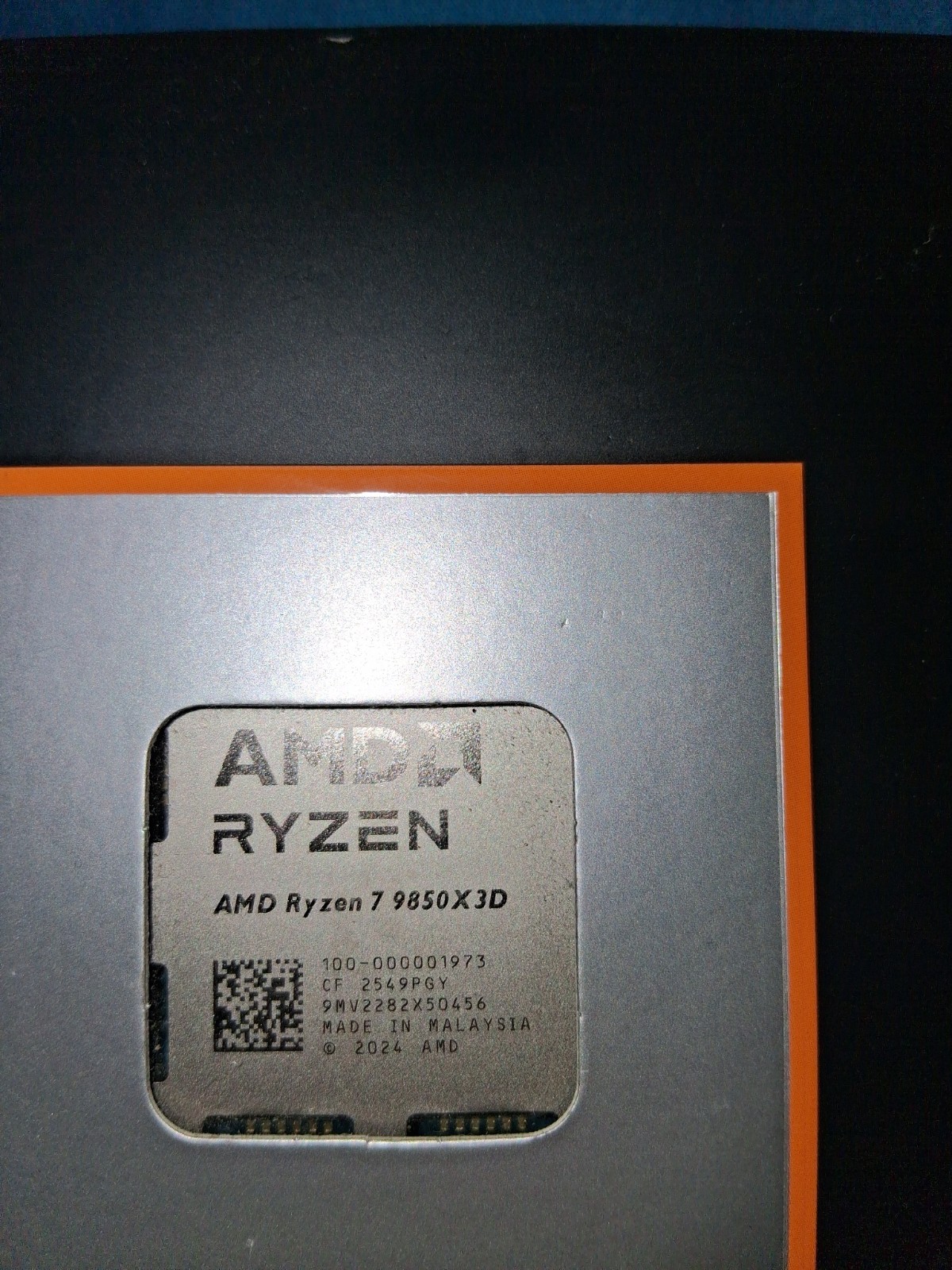 AMD Ryzen 7 9850X3D 8-Core Socket AM5 Processor CPU 4.7GHz 96MB L3