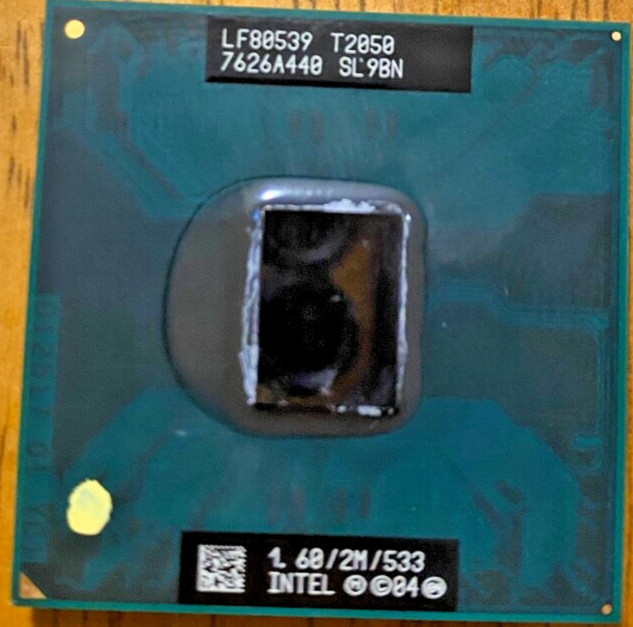 Intel SL9BN CORE DUO T2050 1.6GHZ cpu for 478pin socket M