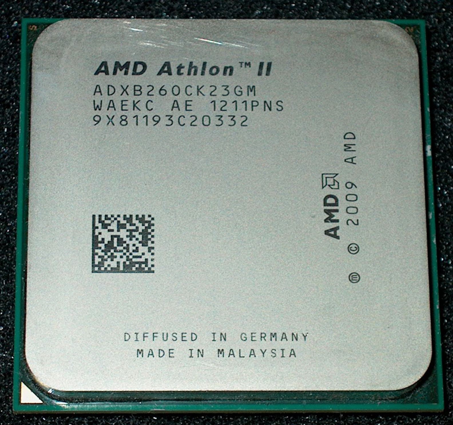 AMD Athlon II X 2 3.2 GHz DUAL CORE B26 PROCESSOR, ADXB26OCK23GM, AM3, US