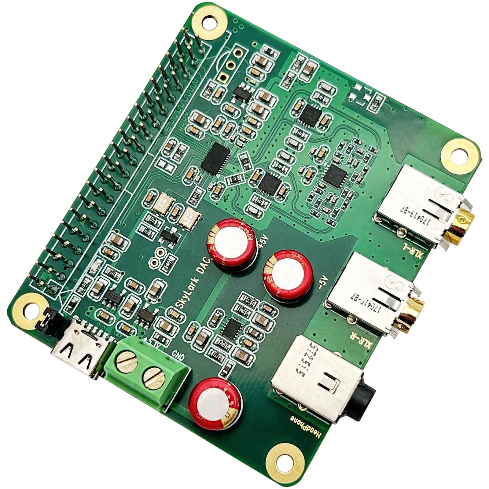 Raspberry Pi HiFi DAC Pro Hat ES9038Q2M Audio Card PCM DSD Lossless High Reso…