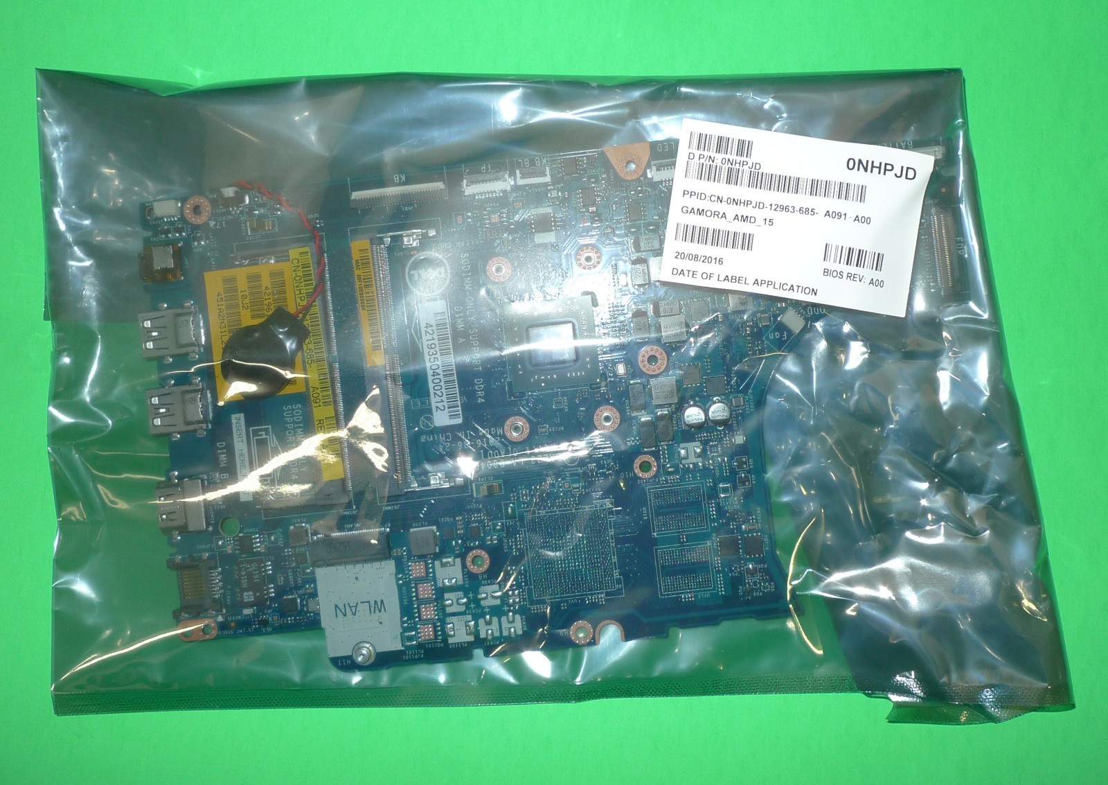 NEW AUTHENTIC Dell Inspiron 5565 5765 AMD E2-9000 CPU Laptop Motherboard NHPJD