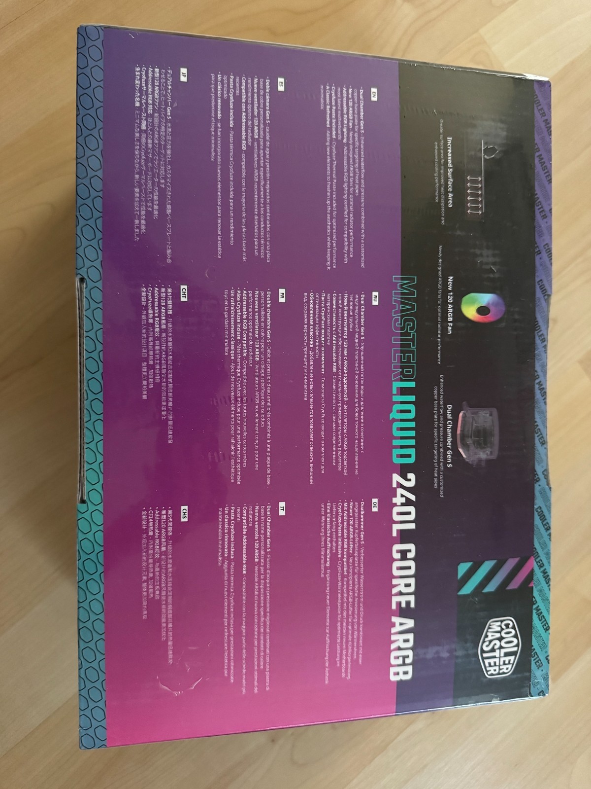 Cooler Master Master Liquid 240L Core 240mm ARGB AIO Liquid Cooler / Sealed