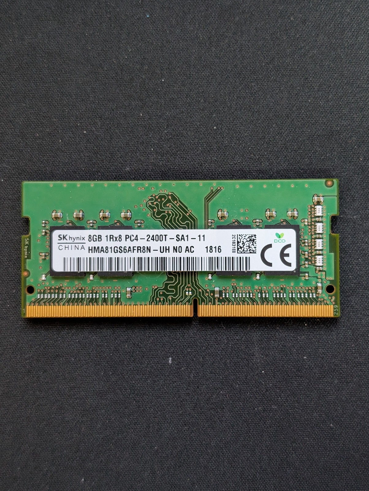 SKhynix China 8GB 1Rx8 PC4-2400T-SA1-11