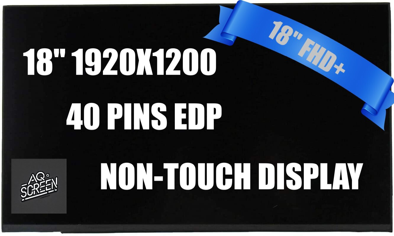 18″ N180JME-G51 1920×1200 LCD Non-Touch Screen Display Panel 40 Pins 165 HZ