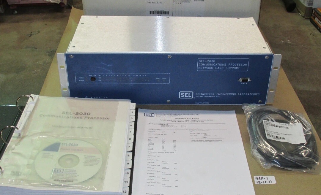 SCHWEITZER SEL-203003X20XXXXX COMMUNICATIONS PROCESSOR NETWORK CARD. !!NEW!!