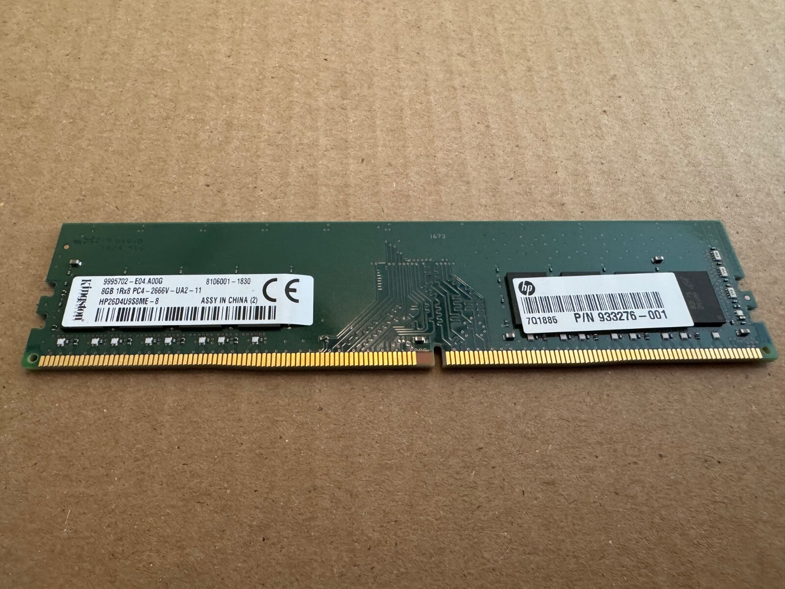 Kingston 8GB DDR4 2666MHz Desktop Ram Memory (HP26D4U9S8ME-8) Tested!