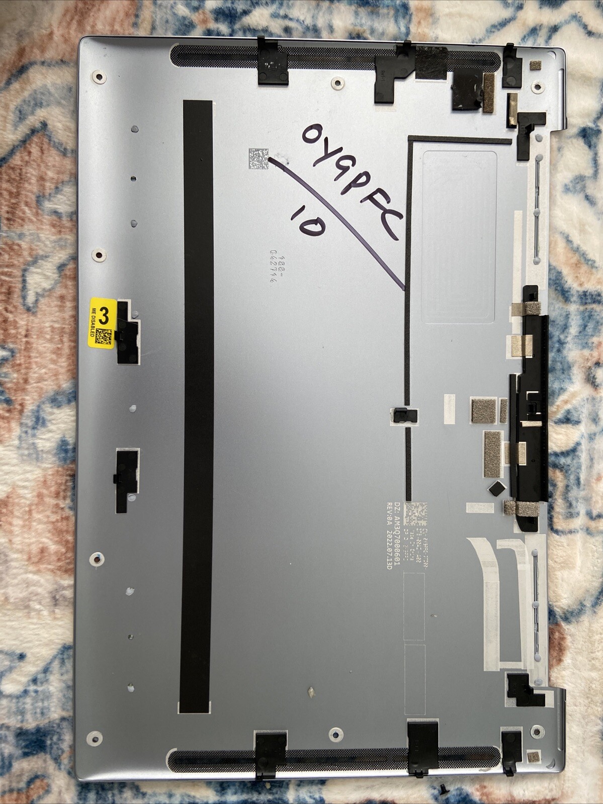 Good Condition Dell XPS 13 9315 XJ6Y4 0y9pfc Y9pfc S9 Bottom Case