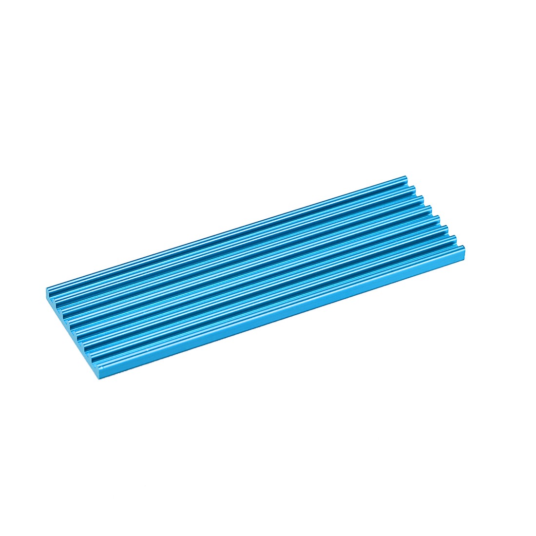 M.2 Aluminum Heatsink 70x22x3mm E-Shape Section Blue for 2280 SSD